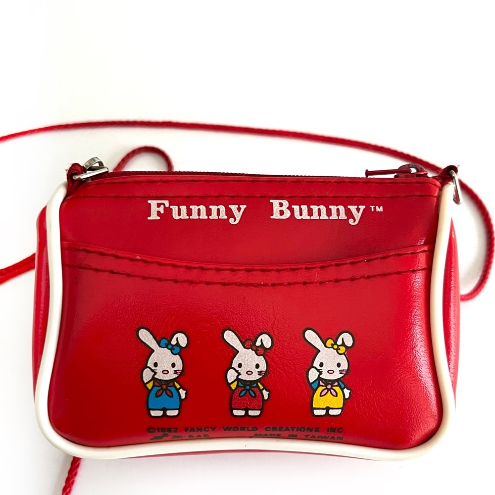 SALE!  Vintage Funny Bunny 1982 Fancy World Creations Inc. mini bag